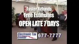 Electronic Tax Center - Vintage TV Commercial