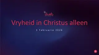 Vryheid in Christus alleen - Corneels Schabort
