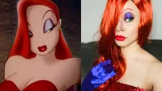 JESSICA RABBIT COSPLAY MAKEUP TUTORIAL | DISNEY'S ROGER RABBIT