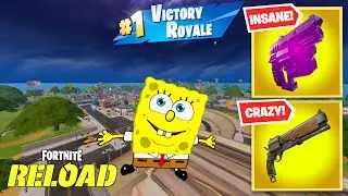NEW SPONGEBOB SQUAREPANTS SIDEKICK! | Fortnite Reload | High Kill Gameplay | Controller