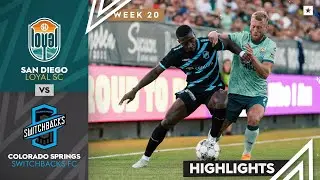 San Diego Loyal SC vs. Colorado Springs Switchbacks FC - Game Highlights | 07-19-2022
