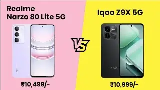 Realme Narzo 80 Lite 5G vs Iqoo Z9x 5G Specification Comparison