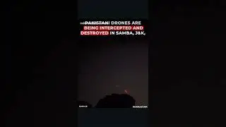 pakistan drones are being intercepted and destroyed in samba Jammu Kashmir #attack #terror