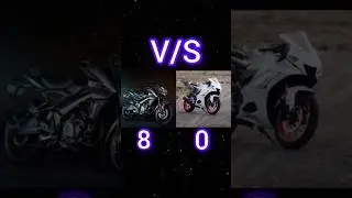 R15 VS Hero honda #shortsfeed#duet#bikecontent