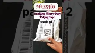 DualGrip Heavy Duty Paking Tape Pack of 2 Brown & Transparent