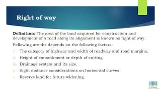 Geometric Design Of Highway - Chapter 2 (Part 1)