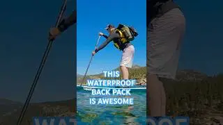The best waterproof backpack for paddleboarding #supboard #standuppaddleboard #drybag #sup