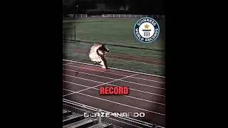 He Was on Fire&hellip; and Still Broke the 100m Record 🔥👻
