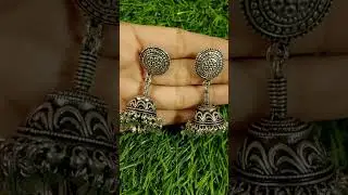 oxodise earrings for navratri 2025#song#music#fypシ゚viral#navratri2025#oxodiseear#oxidized #earrings