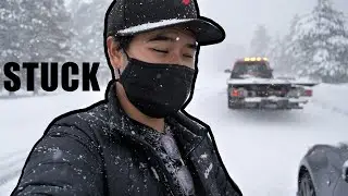 Her Email Made Me Drive 500 Miles & I got Stuck in a Snow Storm in ARIZONA TRAVEL VLOG