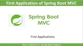 First Application of Spring Boot MVC