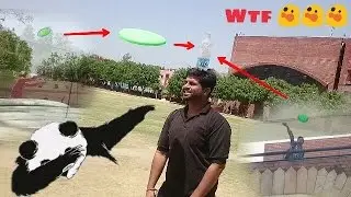 Frisbee trick shots compilation