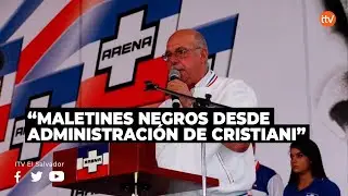La partida secreta y maletines negros vienen desde 1989 con la administraci&oacute;n de Cristiani