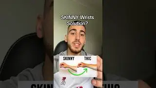 WATCH THIS if you have SKINNY wrists #gym #fitness #wrists #forearms