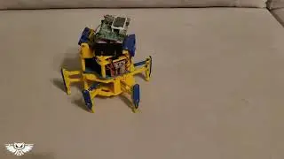Robotic spider walking #robot #robotic #raspberry #raspberrypi #zero #camera #18650 #python #code