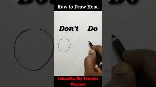 How to Draw Head for Beginner #shorts #viral #trending