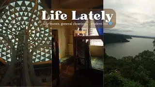 side quests, general cleaning🧹, student life 💙 || life lately