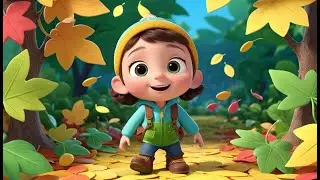 Count the Leaves Falling from the Trees | Autumn Counting Song for Kids | Nature-Themed Nursery