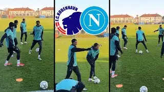 COPENHAGEN-NAPOLI, l’allenamento dei 🇩🇰 nella rifinitura 👀🔥