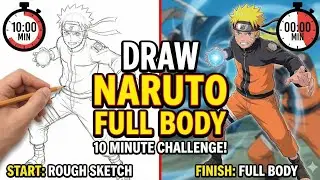I Drew Naruto Full Body in Just 10 Minutes 😱 | EASY Tutorial