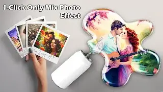 Apply Mix Photo Effects with PSD Mockup | Double Exposure, Smoke, Dust & More