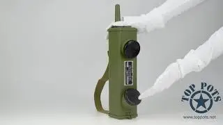 WWII US Army Signal Corps SCR-536 Hand Held Walkie Talkie Radio Transceiver - Fully Functonal