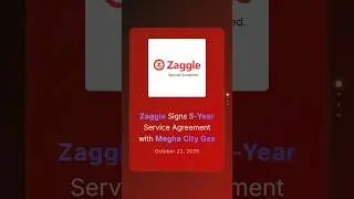 Zaggle подписывает пятилетнее соглашение о сервисном обслуживании с компанией Megha City Gas #bus...
