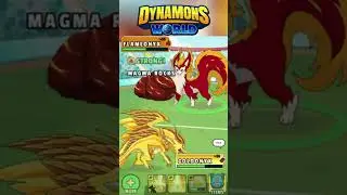 Goldonyx vs Flameonyx Dynamons Battle In Dynamons World😱