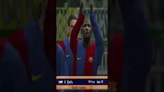 Eto&rsquo;o Goes One-on-One with the Keeper and Scores! | PES 6 #barcatopgoals #pes