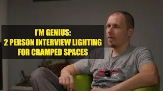 Lantern instead of cross-key light for 2 person interview
