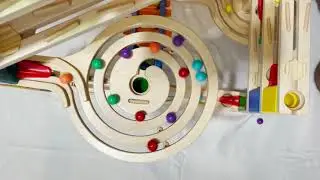 Marble Run Race ASMR ☆ HABA Slope, Dump Truck & Garbage Truck #3