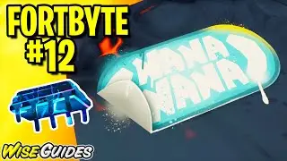 FORTBYTE #12 Accessible by using the NANA NANA Spray inside a Molten Tunnel Fortbyte 12 Location