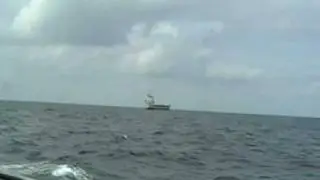 Wrak vissen op de Noordzee