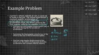 5 1 2 Using the Angular Kinematics Equations