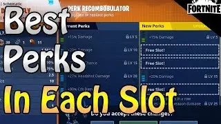 FORTNITE - Perk Recombobulator Guide (Best Perks, Farm New Resources, Increase Weapon Rarity)