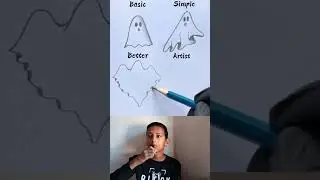 Draw With Ghost 😳 3D Bhute Art #ytshorts