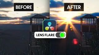 This Effect TRANSFORMS Your Footage! | DaVinci Resolve Lens Flare OFX Tutorial