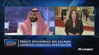 Saudi crown prince addresses Khashoggi investigation at FII conference