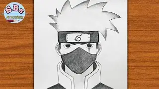 Kakashi hatake drawing easy | Kakashi drawing for beginners |Easy Anime drawing |How to draw Kakashi