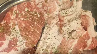 모듬구이(삼겹살, 목살, 항정살)