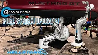How to: Quantum Fuel Systems 87-04 Mustang Drop In 525lph pump + Hanger+ AN fittings  HFP-AN525FT