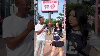 Will Chinese girl date a black guy 🇨🇳