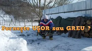 Cum pornește drujba HEINNER VMF 004 la -6 grade ?