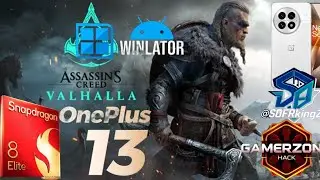 Assassin's Creed Valhalla Winlator Emulator OnePlus 13 Snapdragon 8 Elite Testing