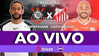 CORINTHIANS X CAPIVARIANO AO VIVO COM IMAGENS DO ESTÚDIO | JOGO DO CORINTHIANS AO VIVO