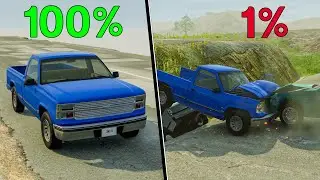 BeamNG.drive Survival Chance Test (With Dummy) | Realistic Crashes #5