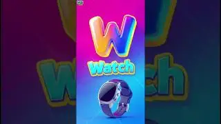 ABCD Song (Part 8) ⚡| V for Van, W for Watch ⌚ #Shorts