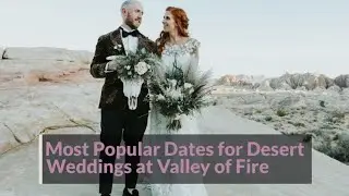 Popular Desert Wedding Dates