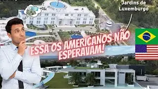 MAIOR MANSÃO DO BRASIL VS MAIOR MANSÃO USA