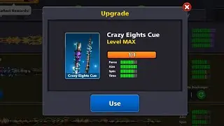 Crazy Eights Cue Level Max. Pool Pass Exclusive (2023). 8 Ball Pool